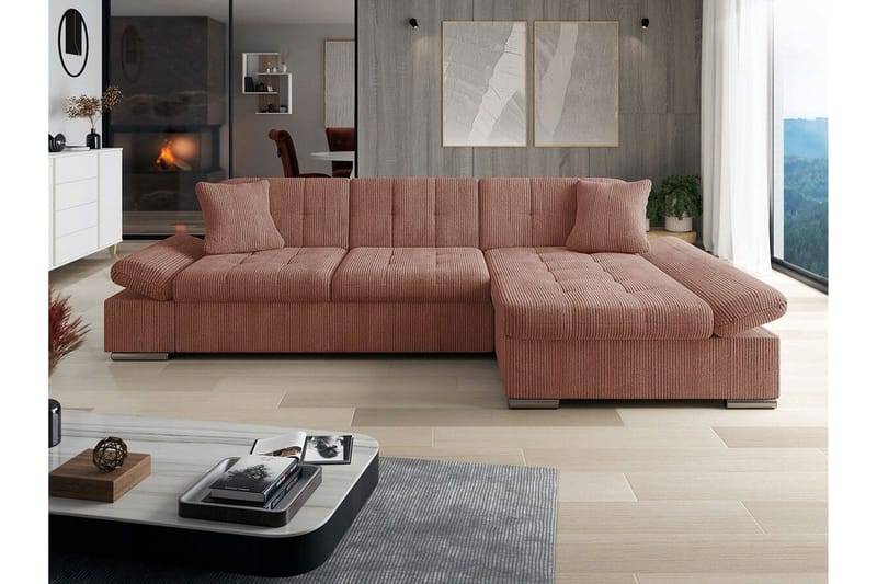 Lomux 3-seters hjørnesovesofa - Møbler - Sofaer - Sovesofaer