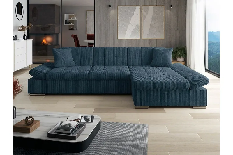 Lomux 3-seters hjørnesovesofa - Møbler - Sofaer - Sovesofaer