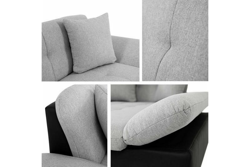 Lomux 3-sits Hörnbäddsoffa NO_BRAND Beige/Light beige - Møbler - Sofaer - Sovesofaer