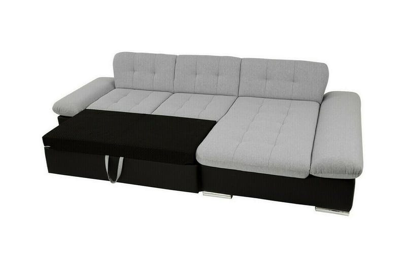 Lomux 3-sits Hörnbäddsoffa NO_BRAND Beige/Light beige - Møbler - Sofaer - Sovesofaer