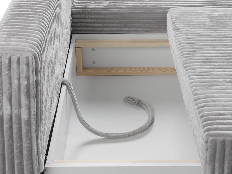 Lorynn 3-seters sovesofa med divan - brun - Møbler - Sofaer - Sovesofaer