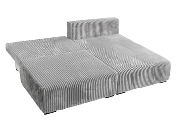 Lorynn 3-seters sovesofa med divan - grå - Møbler - Sofaer - Sovesofaer