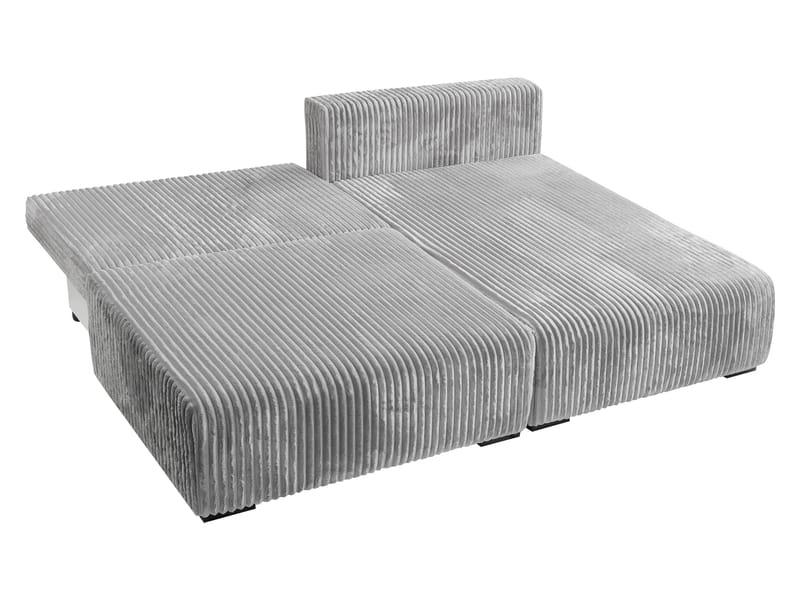 Lorynn 3-seters sovesofa med divan - svart - Møbler - Sofaer - Sovesofaer