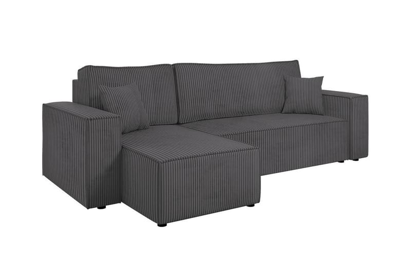 Magston 3-seters Hjørnesovesofa - Grå - Møbler - Sofaer - Sovesofaer