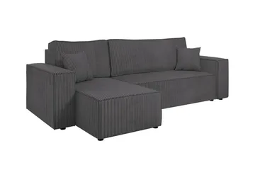 Magston 3-seters Hjørnesovesofa - Grå - Møbler - Sofaer - Sovesofaer