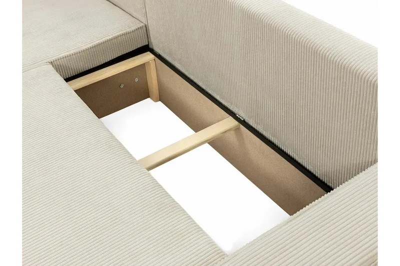 Magston 3-seters Hjørnesovesofa - Rosa - Møbler - Sofaer - Sovesofaer