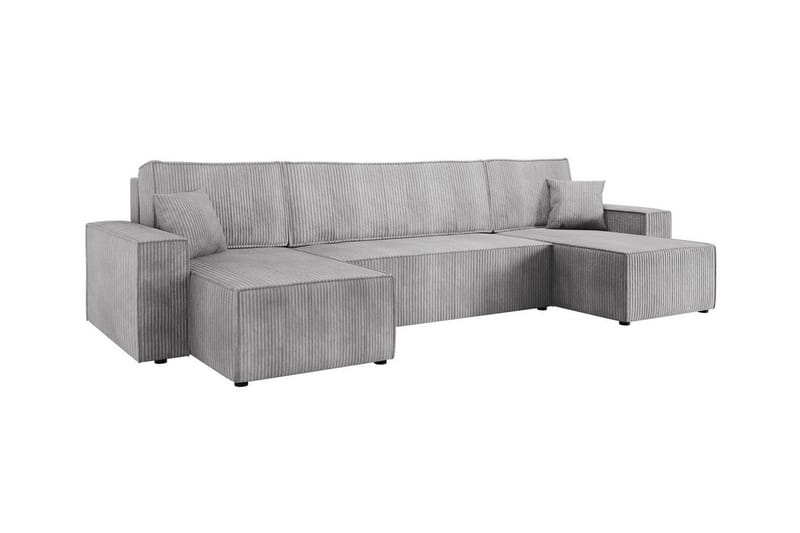 Magston 4-seters Hjørnesovesofa - Lysegrå/Mørkegrå - Møbler - Sofaer - Sovesofaer
