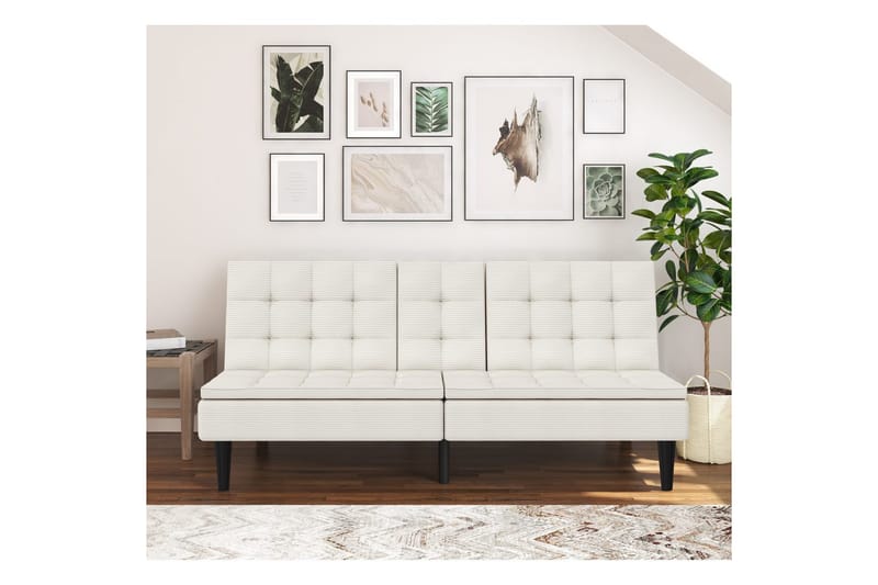 Maine Sovesofa 3-seter - Hvit - Møbler - Sofaer - Sovesofaer