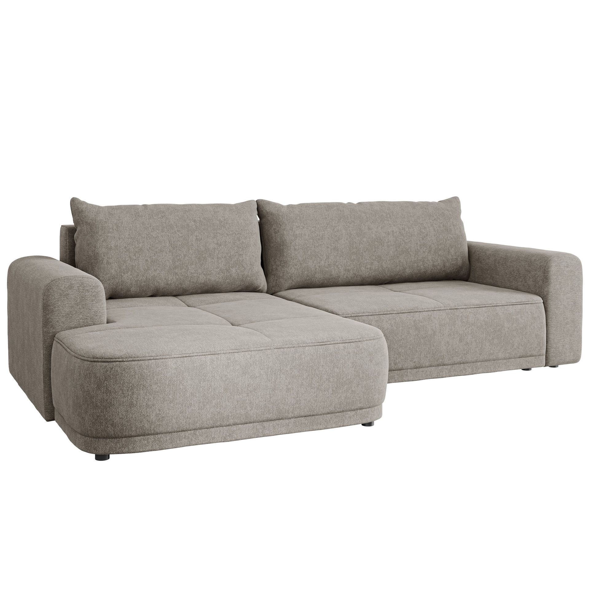 Malor 3-seters sovesofa med sjeselong, venstrevendt - beige