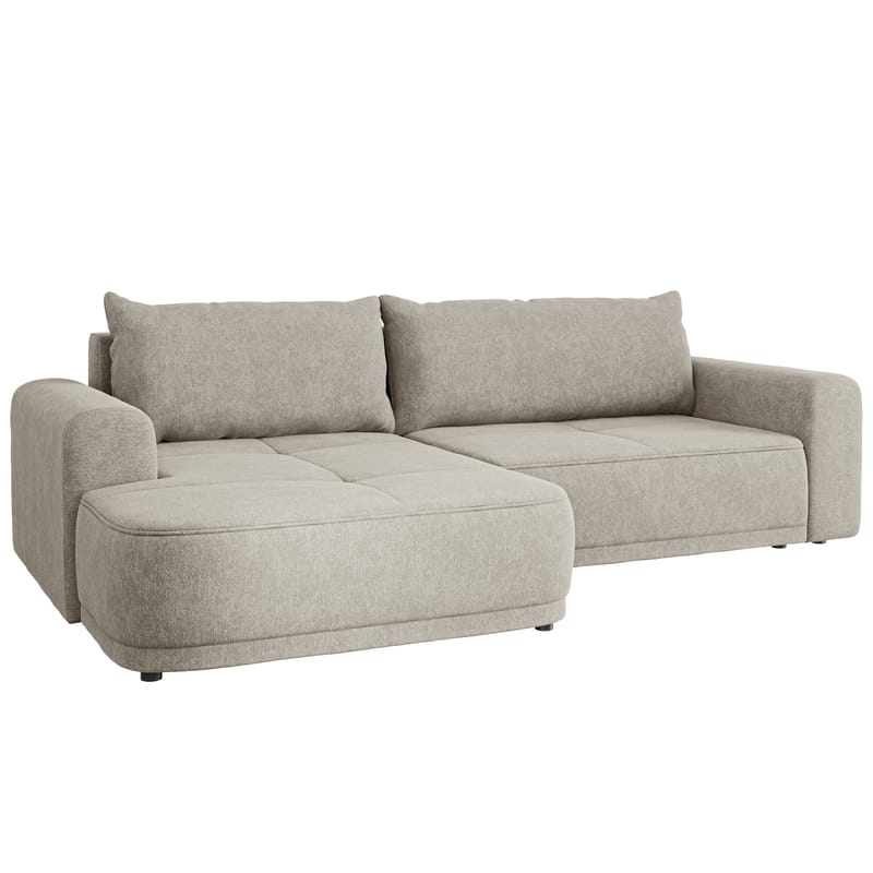 Malor 3-seters sovesofa med sjeselong, venstrevendt, beige