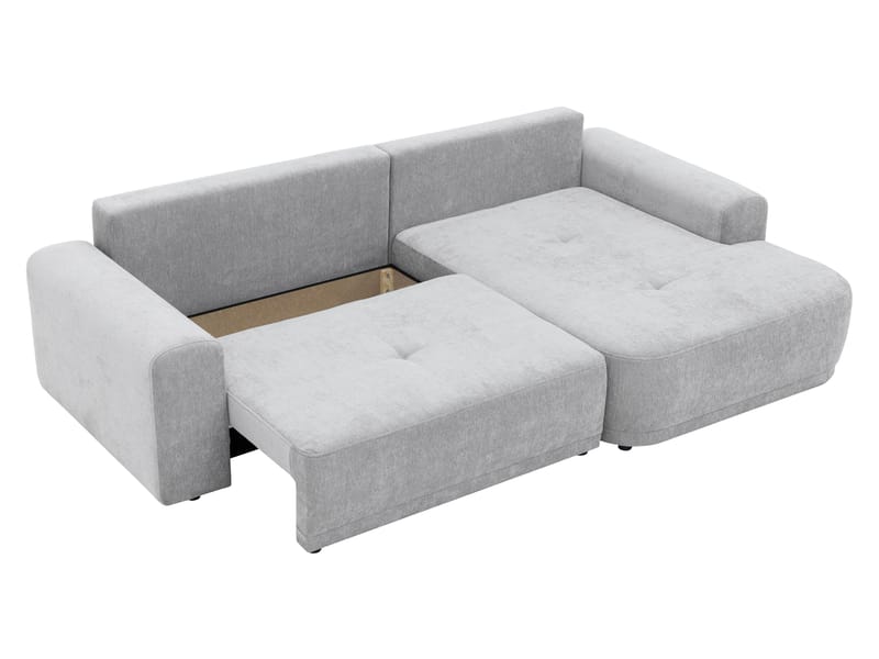 Malor 3-seters sovesofa med sjeselong, venstrevendt - beige - Møbler - Sofaer - Sovesofaer