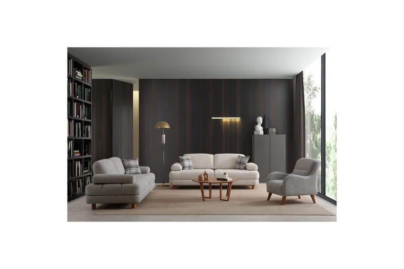 Mami Sovesofa 3-sits - Krem - Møbler - Sofaer - Sovesofaer