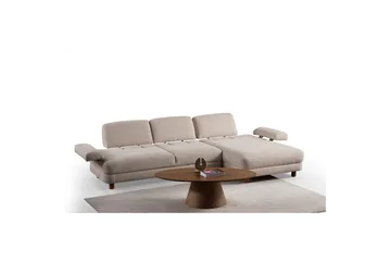 Mami Sovesofa med Divan 4-sits - Krem - Møbler - Sofaer - Sovesofaer