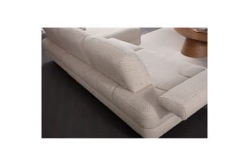 Mami Sovesofa med Divan 4-sits - Krem - Møbler - Sofaer - Sovesofaer