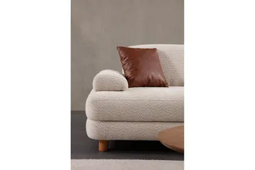 Mami Sovesofa med Divan 4-sits - Krem - Møbler - Sofaer - Sovesofaer