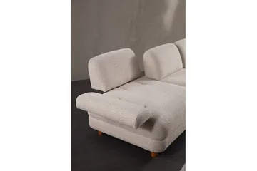 Mami Sovesofa med Divan 4-sits - Krem - Møbler - Sofaer - Sovesofaer