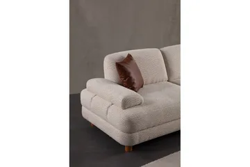 Mami Sovesofa med Divan 4-sits - Krem - Møbler - Sofaer - Sovesofaer