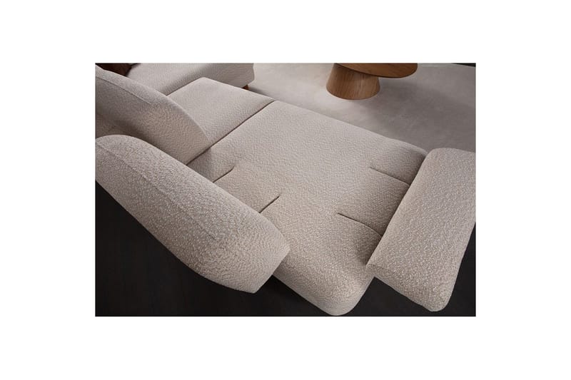 Mami Sovesofa med Divan 4-sits - Krem - Møbler - Sofaer - Sovesofaer