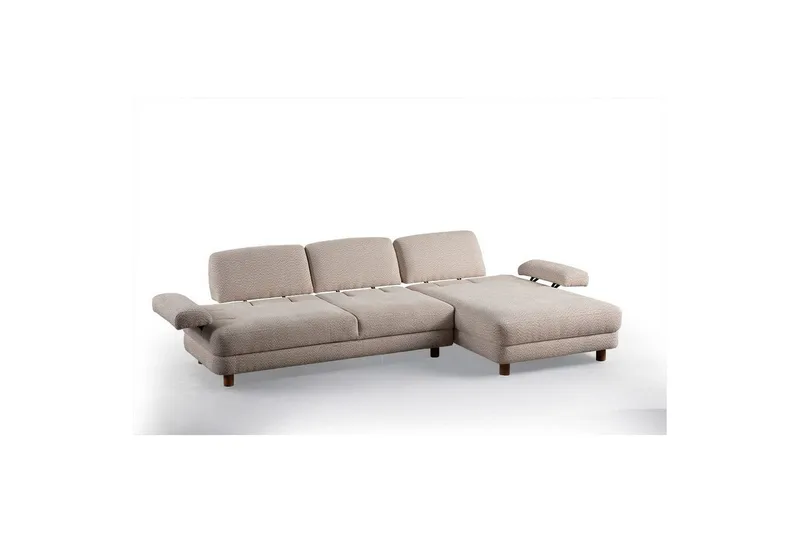 Mami Sovesofa med Divan 4-sits - Krem - Møbler - Sofaer - Sovesofaer
