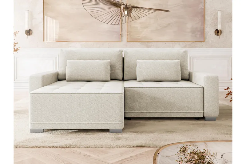 Manetto Sovesofa Med 2-Seters Divan - Svart/Brun - Møbler - Sofaer - Sovesofaer