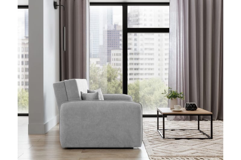 Manita Sovesofa med Oppbevaring 2-seter - Grå - Møbler - Sofaer - Sovesofaer