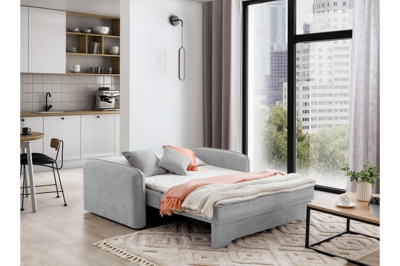 Manita Sovesofa med Oppbevaring 2-seter - Grå - Møbler - Sofaer - Sovesofaer