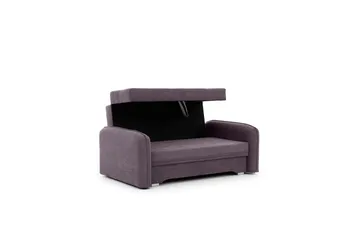 Manita Sovesofa med Oppbevaring 2-seter - Lilla - Møbler - Sofaer - Sovesofaer