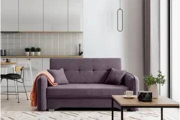 Manita Sovesofa med Oppbevaring 2-seter - Lilla - Møbler - Sofaer - Sovesofaer