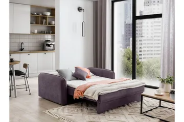 Manita Sovesofa med Oppbevaring 2-seter - Lilla - Møbler - Sofaer - Sovesofaer