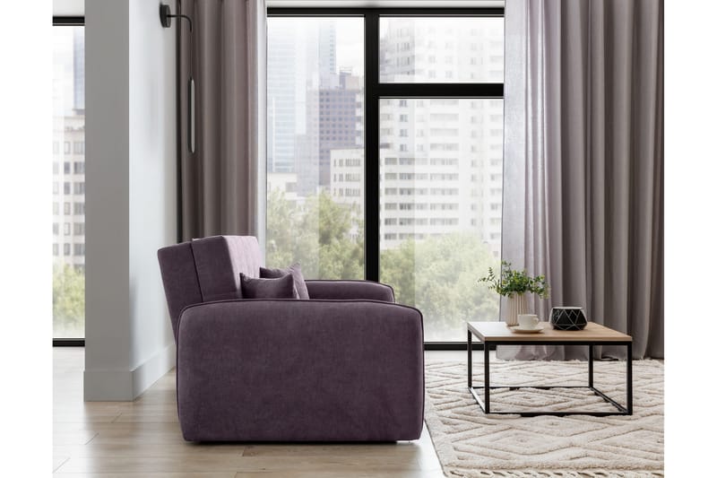 Manita Sovesofa med Oppbevaring 2-seter - Lilla - Møbler - Sofaer - Sovesofaer