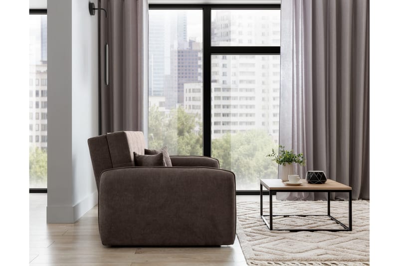 Manita Sovesofa med Oppbevaring 2-seter - Mørkebrun - Møbler - Sofaer - Sovesofaer