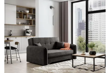 Manita Sovesofa med Oppbevaring 2-seter - Mørkegrå - Møbler - Sofaer - Sovesofaer