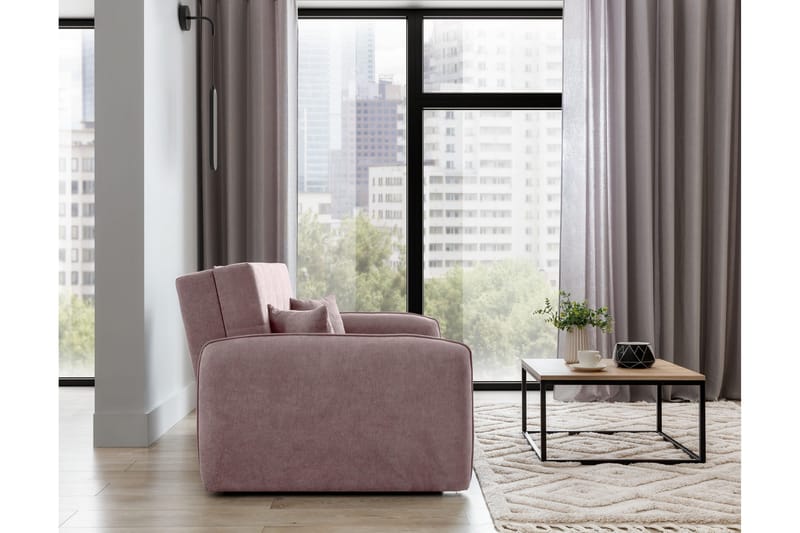 Manita Sovesofa med Oppbevaring 2-seter - Rosa - Møbler - Sofaer - Sovesofaer