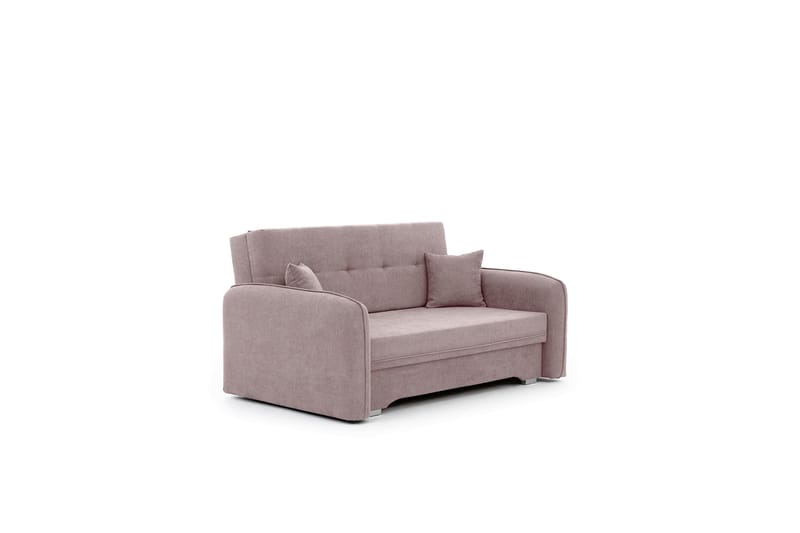 Manita Sovesofa med Oppbevaring 2-seter - Rosa - Sovesofaer - 2 seters sovesofa