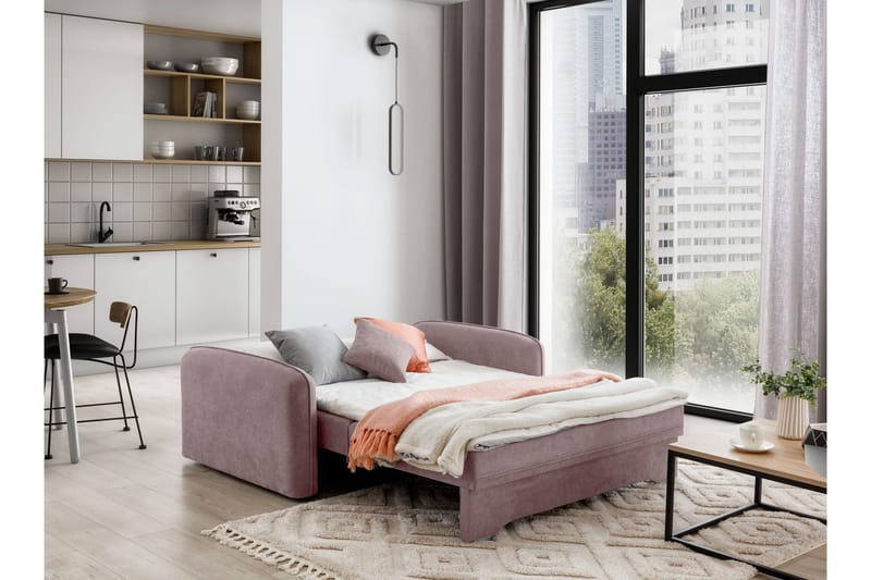 Manita Sovesofa med Oppbevaring 2-seter - Rosa - Møbler - Sofaer - Sovesofaer