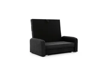 Manita Sovesofa med Oppbevaring 2-seter - Svart - Møbler - Sofaer - Sovesofaer
