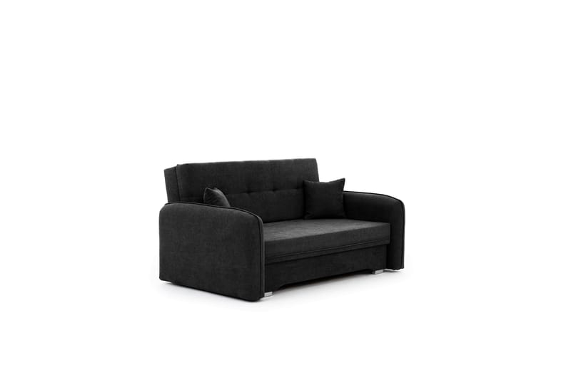 Manita Sovesofa med Oppbevaring 2-seter - Svart - Møbler - Sofaer - Sovesofaer