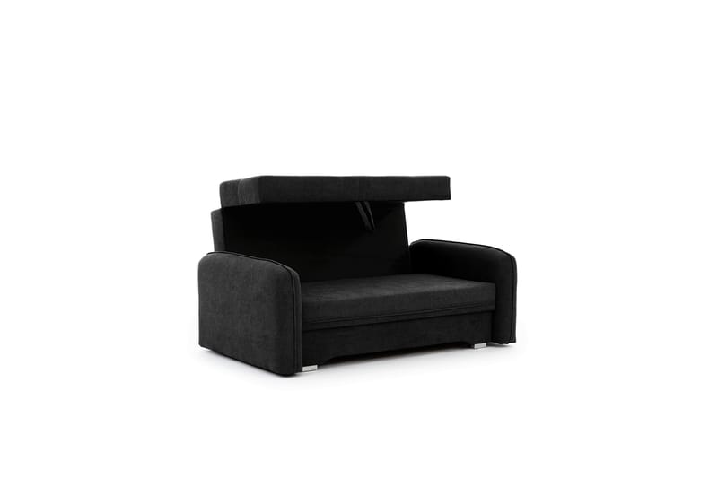 Manita Sovesofa med Oppbevaring 2-seter - Svart - Møbler - Sofaer - Sovesofaer