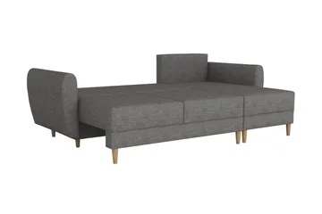 Manstad Hjørnesovesofa - Blå - Møbler - Sofaer - Sovesofaer