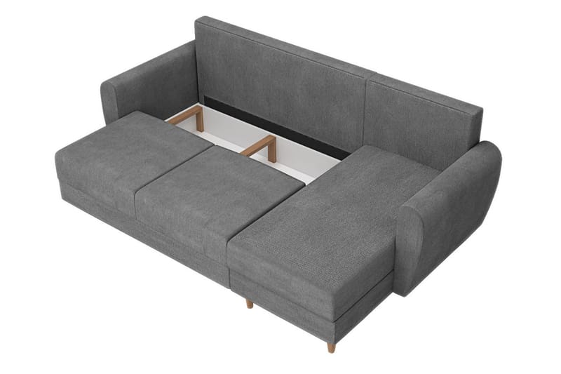 Manstad Hjørnesovesofa - Blå - Møbler - Sofaer - Sovesofaer