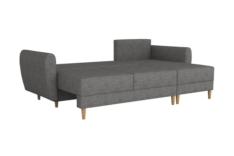 Manstad Hjørnesovesofa - Brun - Møbler - Sofaer - Sovesofaer