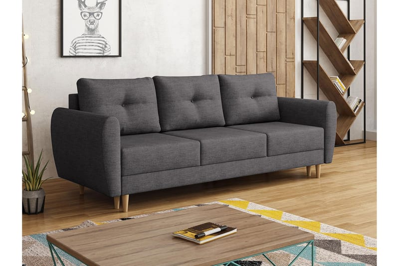 Manstad Sofa - Grå - Møbler - Sofaer - Sovesofaer