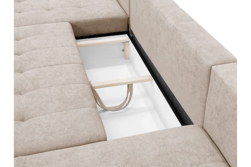 Mardon Sovesofa Dubbeldivan 4-sits - Beige - Møbler - Sofaer - Sovesofaer