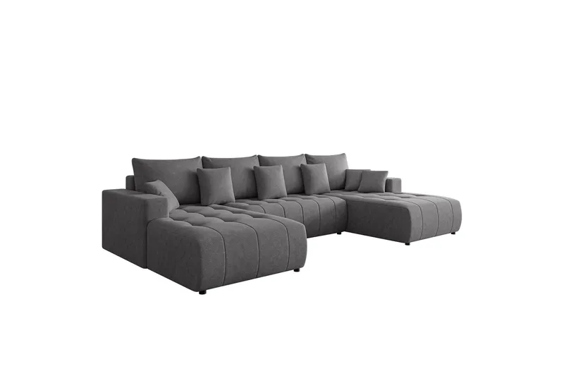 Mardon Sovesofa Dubbeldivan 4-sits - Grå - Møbler - Sofaer - Sovesofaer