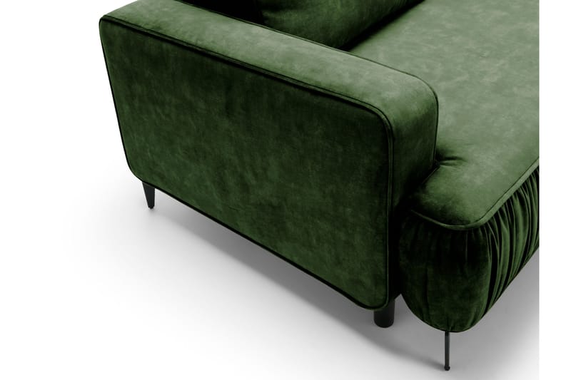 Marisana Sovesofa Med 3-Seters Divan - Grå - Møbler - Sofaer - Sovesofaer
