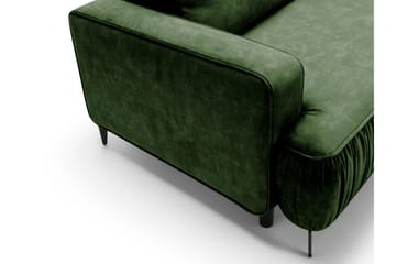 Marisana Sovesofa Med 3-Seters Divan - Grønn - Møbler - Sofaer - Sovesofaer