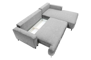Marisana Sovesofa Med 3-Seters Divan - Grønn - Møbler - Sofaer - Sovesofaer
