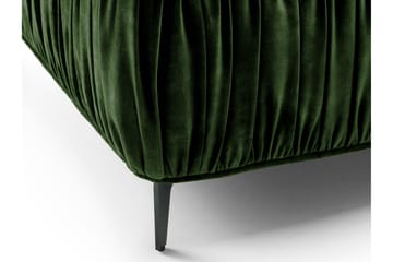 Marisana Sovesofa Med 3-Seters Divan - Grønn - Møbler - Sofaer - Sovesofaer