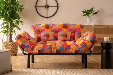 Maryborough Sovesofa 2-seter 155x73 cm - Flerfarget - Møbler - Sofaer - Sovesofaer