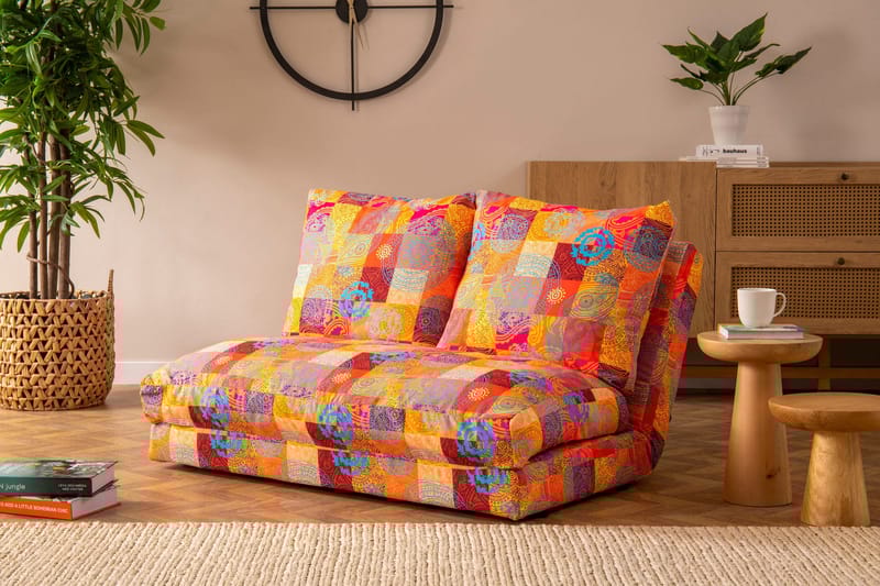 Maydena Sovesofa 2-seter 185x120 cm - Flerfarget - Møbler - Sofaer - Sovesofaer
